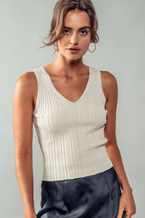 Dream Weave Ribbed Tank Top