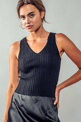 Dream Weave Ribbed Tank Top