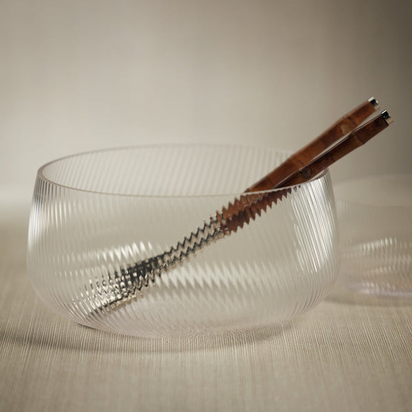 Connaught Rippled Glass Bowl